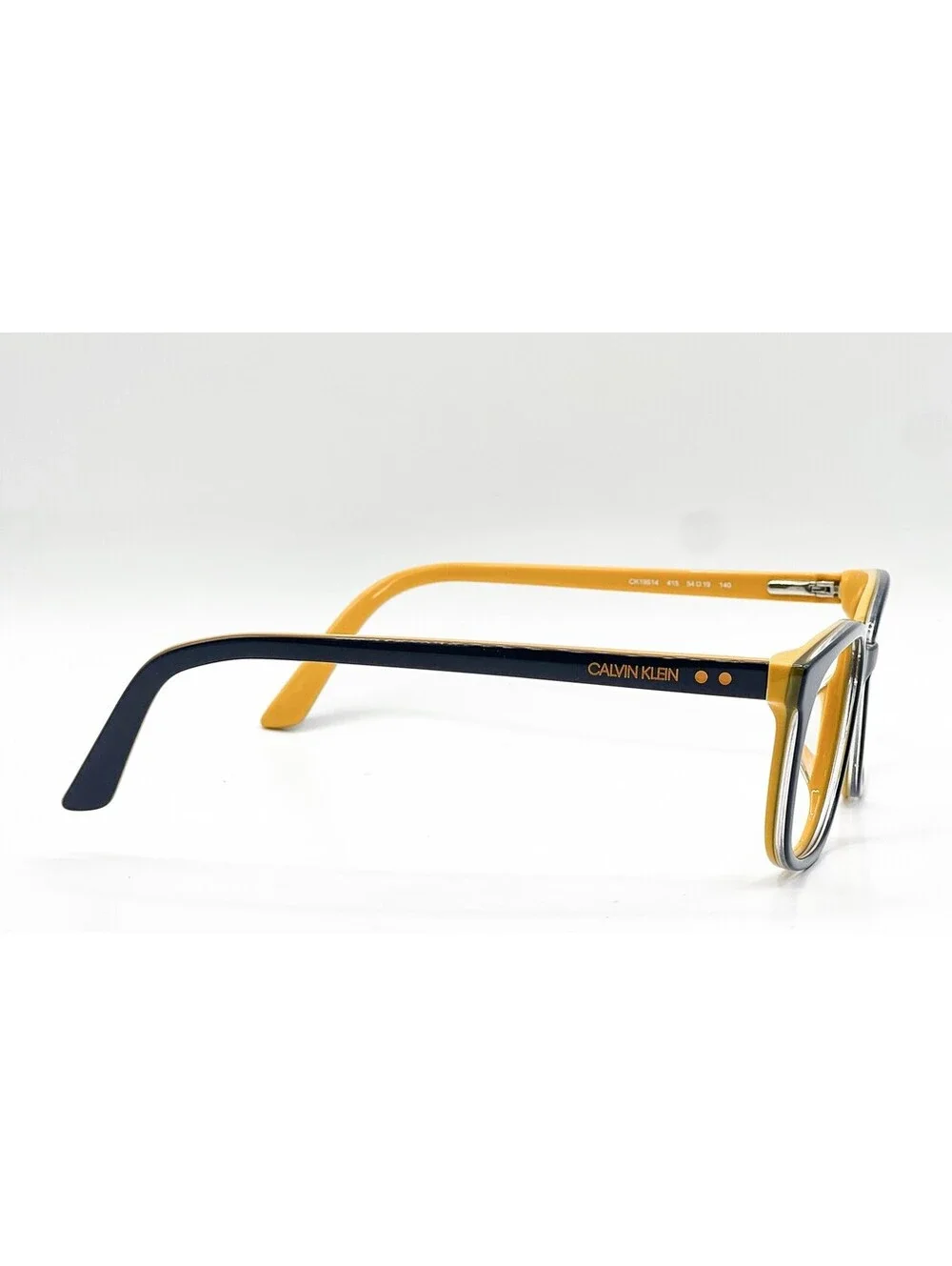 Calvin Klein Ck19154 415 Navy Rectangle Authentic Eyeglass Frames 54-19